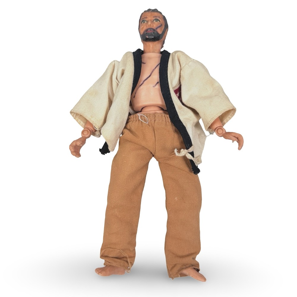 Vintage 1971 Mego Corp Action Jackson Figure Bearded Man 8" Not Complete READ